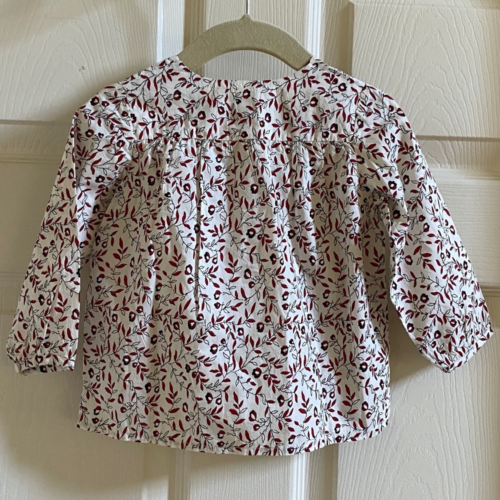 Bonpoint Cotton Baby Girl  Blouse NWT 18months - Picture 3 of 7